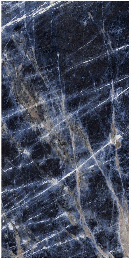 Marazzi Marble Look Sodalite Blue Lux BOOKMATCH B 6 mm 160x320 cm M9CE