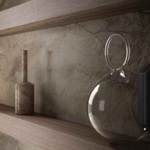 Atlas Plan Silver Root Bookmatch Silk 6 mm grubości, rozmiar 320 cm x 160 cm