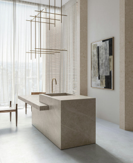 Spiek kwarcowy Dekton Ava - kuchnia, blaty, ściana