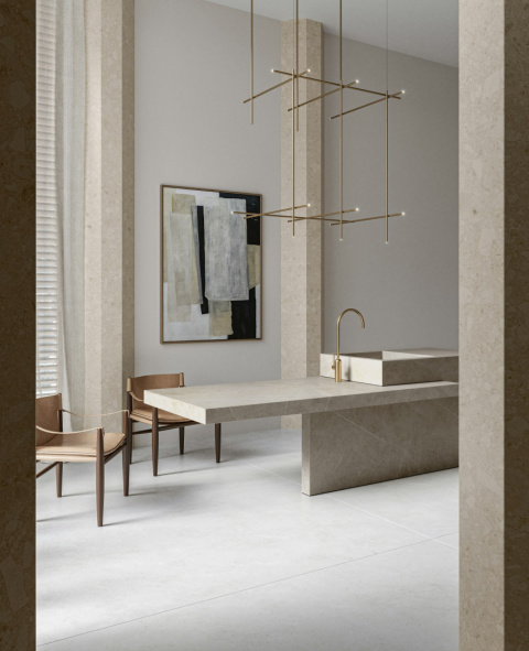 Spiek Kwarcowy Dekton Sandik - przepiękne podłogi