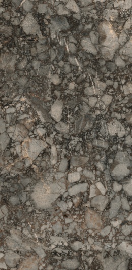 Marble HERITAGE Riverbed- szary dekor przypomina struktury naturalnego kamienia