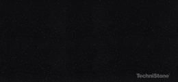 Technistone Starligth Black - Głęboka czerń z drobinkami lustrzanymi, tworzącymi efekt migotania