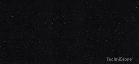 Technistone Starligth Black - Głęboka czerń z drobinkami lustrzanymi, tworzącymi efekt migotania