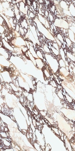 Calacatta Viola  fioletowo-bordowym żyłkowaniu na jasnym tle