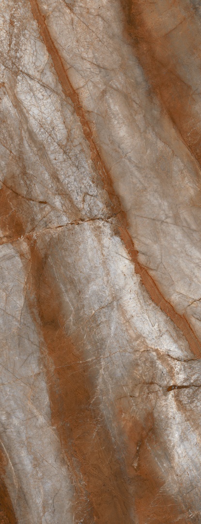 TRI-D ABSTRACT RUST - Inspirowany rdzą i metalem, łączy odcienie miedzi, grafitu i brązu, tworząc industrialny, elegancki efekt.