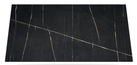 Silestone Et Noir to czarny spiek kwarcowy z subtelnym białym żyłkowaniem - zdjęcie całej płyty