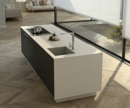 Silestone Miami Vena to neutralny spiek kwarcowy. Idealny do blatów roboczych