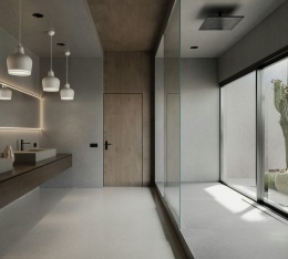 Silestone Ffrom 01 to ekologiczny, szary spiek kwarcowy. idealny do łazienki na ściany i podłogi