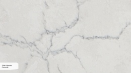 Avant Quartz Calacatta Concorde to jasnoszary konglomerat kwarcowy z ciemnoszarymi, nieregularnymi żyłkami