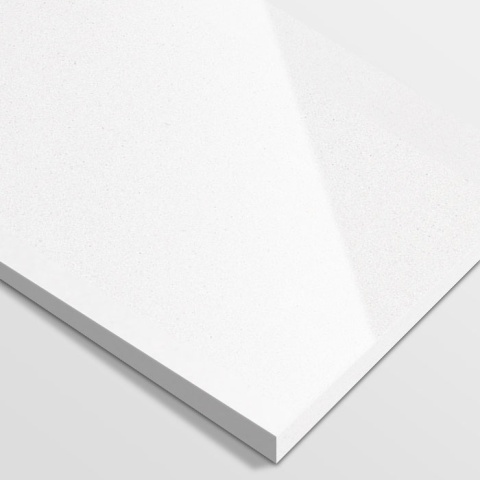 Płyta wykonana z konglomeratu Arktyka cechującego się subtelną kompozycją bieli i ecru