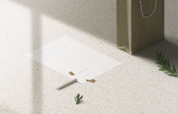 Blat - Tarent o łagodnej palecue beżu i bieli z delikatną strukturą przypominającą naturalny kamień.