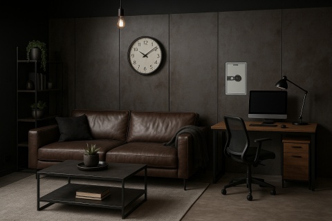 Laminam Oxide Nero 3,5 mm grubości, matowy