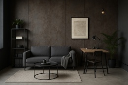 Laminam Oxide Nero 5,5 mm grubości, matowy