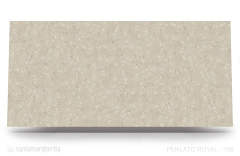 Perlato Royal o kolorystyce piaskowego beżu ze wtrąceniami w odcieniach jasnej szarości, kości słoniowej i beżu