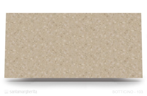 Botticino to ciepła  beżowa baza z drobnoziarnistymi wtrąceniami  w kolorach kremowym, jasnobrązowym i delikatnie szarym.