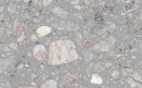 Fior di Pesco szary ton z delikatnymi przebłyskami bieli, subtelnym różem i naturalnymi, marmurowymi żyłami