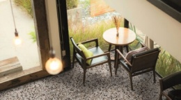 Posadzka wykonana z konglomeratu  Palazzo Ducale