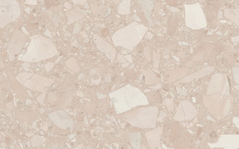 Rosa Perlino - Delikatny róż i beż w harmonijnej kompozycji z kremowymi i białymi wtrąceniami marmuru