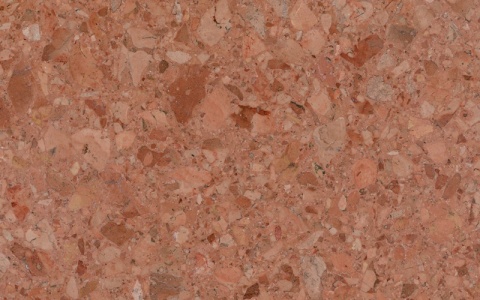 Rosso Verona Ciepły czerwony ton z bogatą, naturalną strukturą, przełamaną subtelnymi fragmentami bieli i różu.