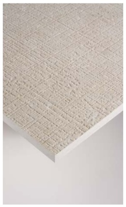 Zbliżenie na strukturę spieku Infinity Arkeon Fossil Tartan Matte z geometryczną fakturą siatki.