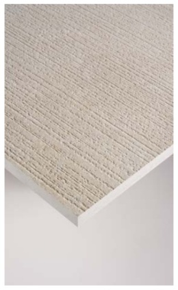 Zbliżenie na płytę Infinity Arkeon Fossil Row Matte 6 mm z wyraźną strukturą równoległych rowków.