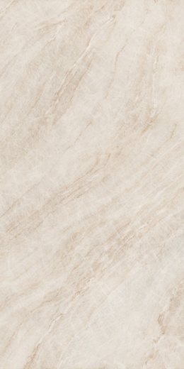 OC10 Taj Mahal – jasny spiek kwarcowy, Crystal w kolorze beżowo-kremowym z subtelnymi żyłami, wykończenie polished i satin.