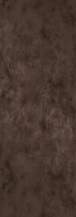 Laminam Oxide Moro to ciemnobrązowy spiek kwarcowy z efektem utlenionego metalu