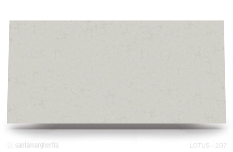 Lotus – jasnoszary konglomerat kwarcowy z subtelnymi marmurkowymi żyłkami