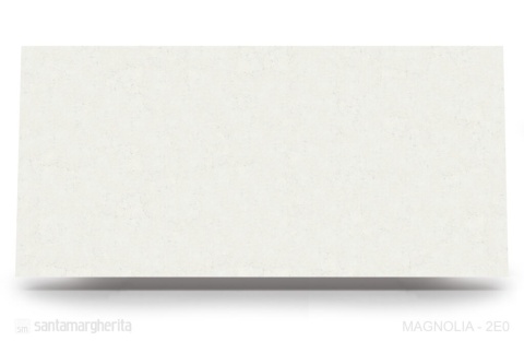 Magnolia zachwyca ciepłym, mleczno-białym tłem przełamanym subtelnymi, rozproszonymi szarymi żyłkami