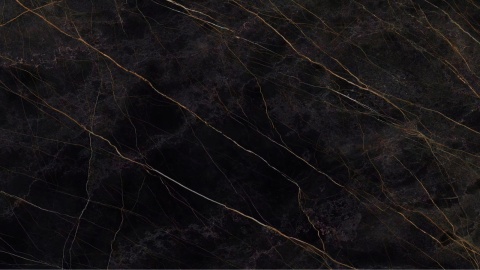 Royal - Głęboka, szlachetna czerń stanowi bazę kompozycji, w której przeplatają się złote i delikatne szare akcenty.