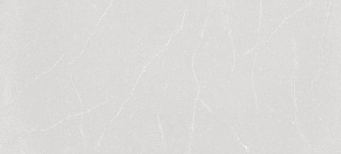 Pełna płyta konglomeratu kwarcowego Silestone Desert Silver z jasnoszarym tłem i białymi żyłami