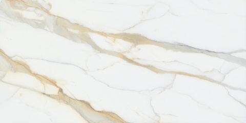 Techlam Marvel Gold to spiek kwarcowy o śnieżnobiałej bazie z żyłkami w odcieniach złota i szarości