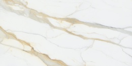 Techlam Marvel Gold to spiek kwarcowy o śnieżnobiałej bazie z żyłkami w odcieniach złota i szarości