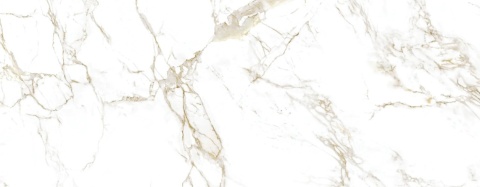 Płyta Dekton Entzo 8 mm w wykończeniu matowym, z motywem złotych żył na białym tle