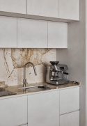 Okładzina ścienna w kuchni wykonana ze spieku Khalo
