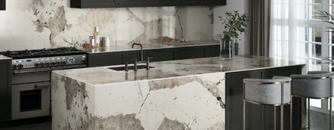 Dekton Khalo- wykorzystany w kuchni jako materiał  na blaty