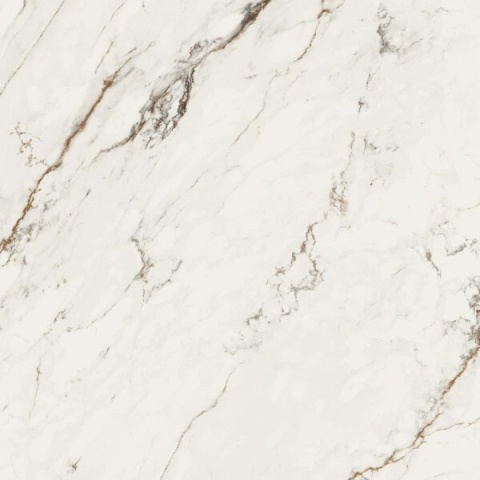 Zbliżenie powierzchni Capraia w wykończeniu naturalnym – białe tło i szare żyły.