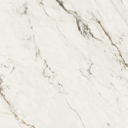 Zbliżenie powierzchni Capraia w wykończeniu naturalnym – białe tło i szare żyły.