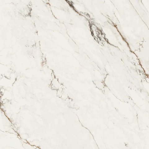 Zbliżenie powierzchni Capraia w wykończeniu naturalnym – białe tło i szare żyły.