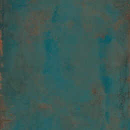 Distrito Zinc Natural 5.6 mm – spiek kwarcowy o efekcie postarzonego metalu w odcieniach turkusu i rdzy.