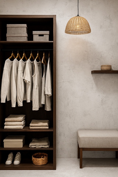 garderoba ze spiekiem Grespania, w której funkcjonalność spotyka się z elegancją