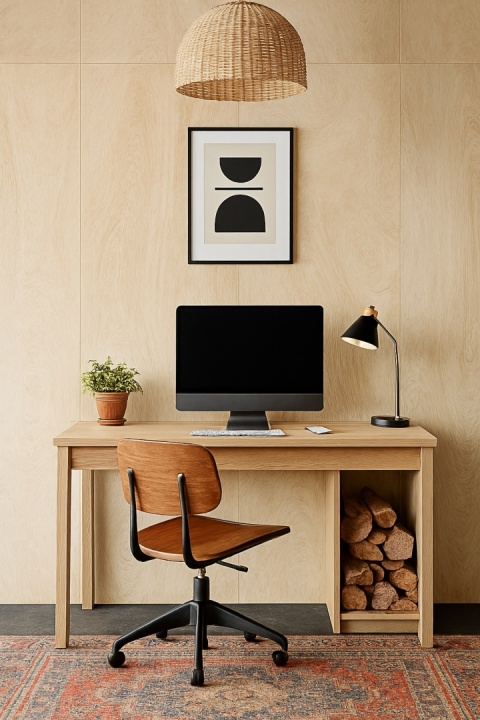 domowe biuro, w którym spiek Grespania gra pierwsze skrzypce