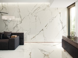 Nowoczesny salon wykonant ze spieku Iceberg