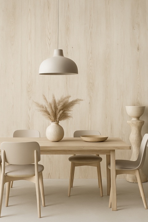 jadalna z wykorzystaniem spieku Grespania JUNGLA ABETO NATURAL