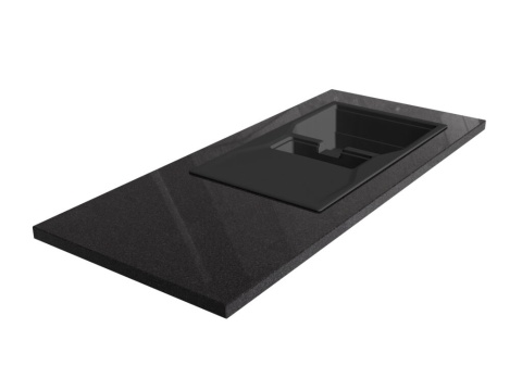 Blat granitowy absolute black czarny kamień do kuchni