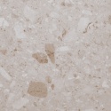 Aglomarmur Botticino w beżowym odcieniu, struktura z naturalnymi fragmentami marmuru