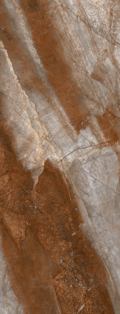 TRI-D ABSTRACT RUST - Inspirowany rdzą i metalem, łączy odcienie miedzi, grafitu i brązu, tworząc industrialny, elegancki efekt.