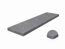 Parapet z aglomarmuru Baltic Grey – nowoczesny szary odcień z subtelnym połyskiem i naturalnym wzorem