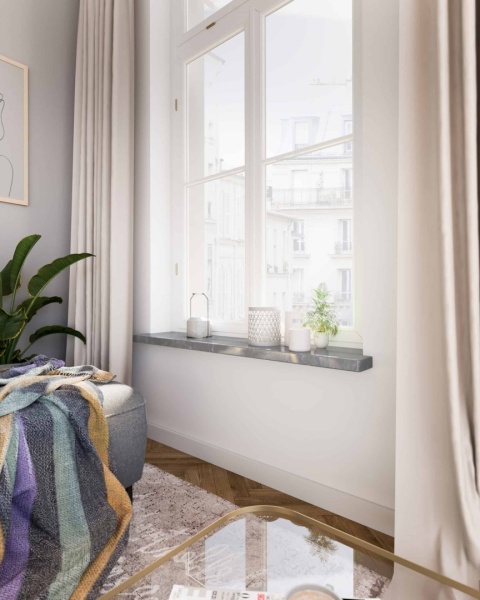 Parapet aglomarmurowy Baltic Grey – nowoczesny akcent w odcieniach szarości do eleganckich wnętrz