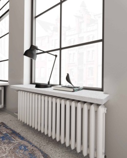 Parapet Bianco Micro z aglomarmuru – minimalistyczny biały akcent idealny do jasnych, nowoczesnych aranżacji